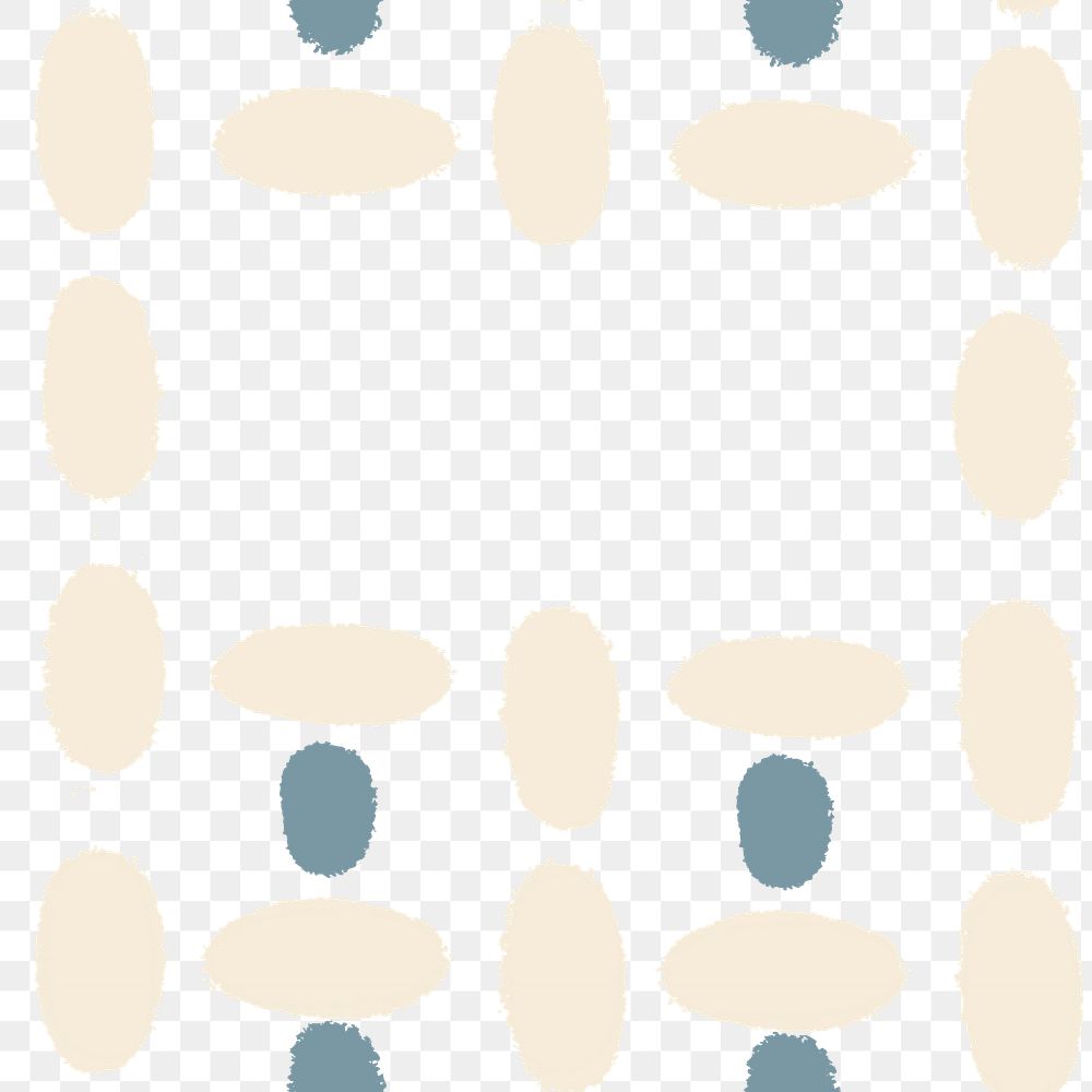 PNG block printing pattern sticker, transparent background