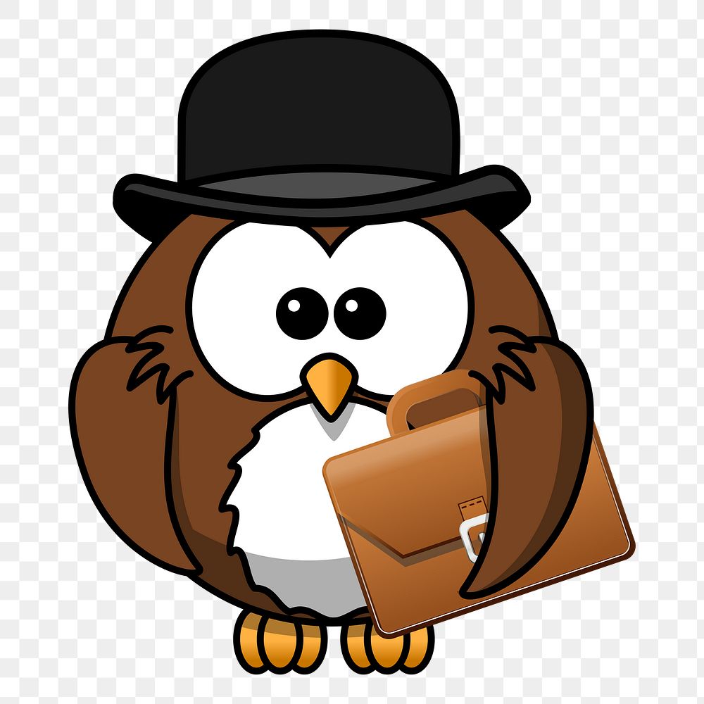 Owl png sticker, transparent background. Free public domain CC0 image.