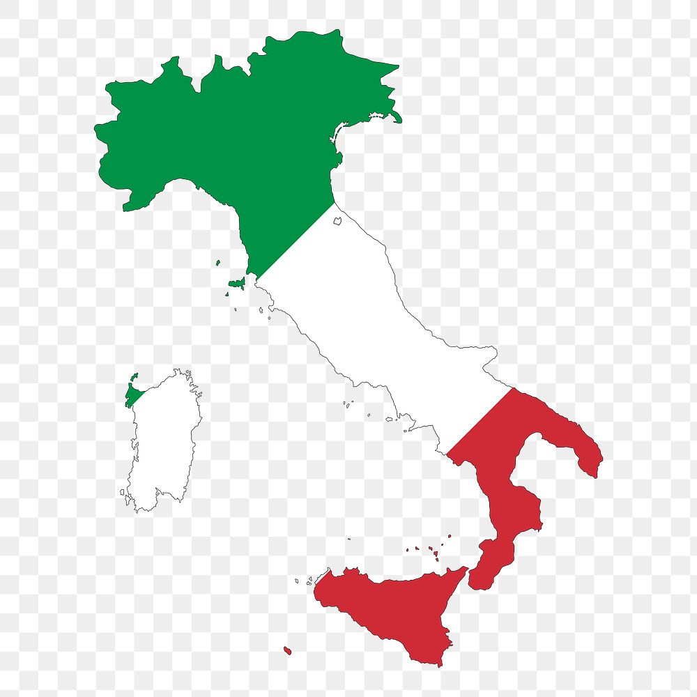 Italy png illustration, transparent background. Free public domain CC0 image.