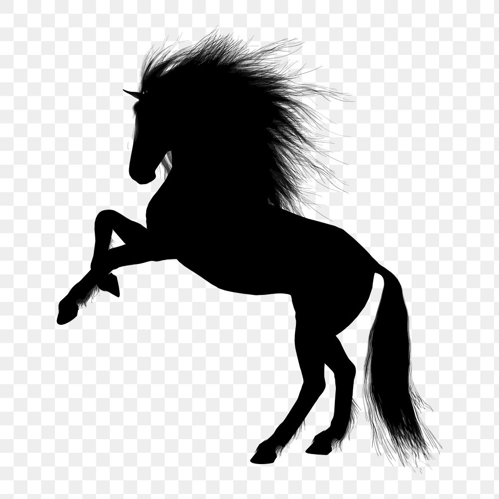 Horse png sticker, transparent background. Free public domain CC0 image.