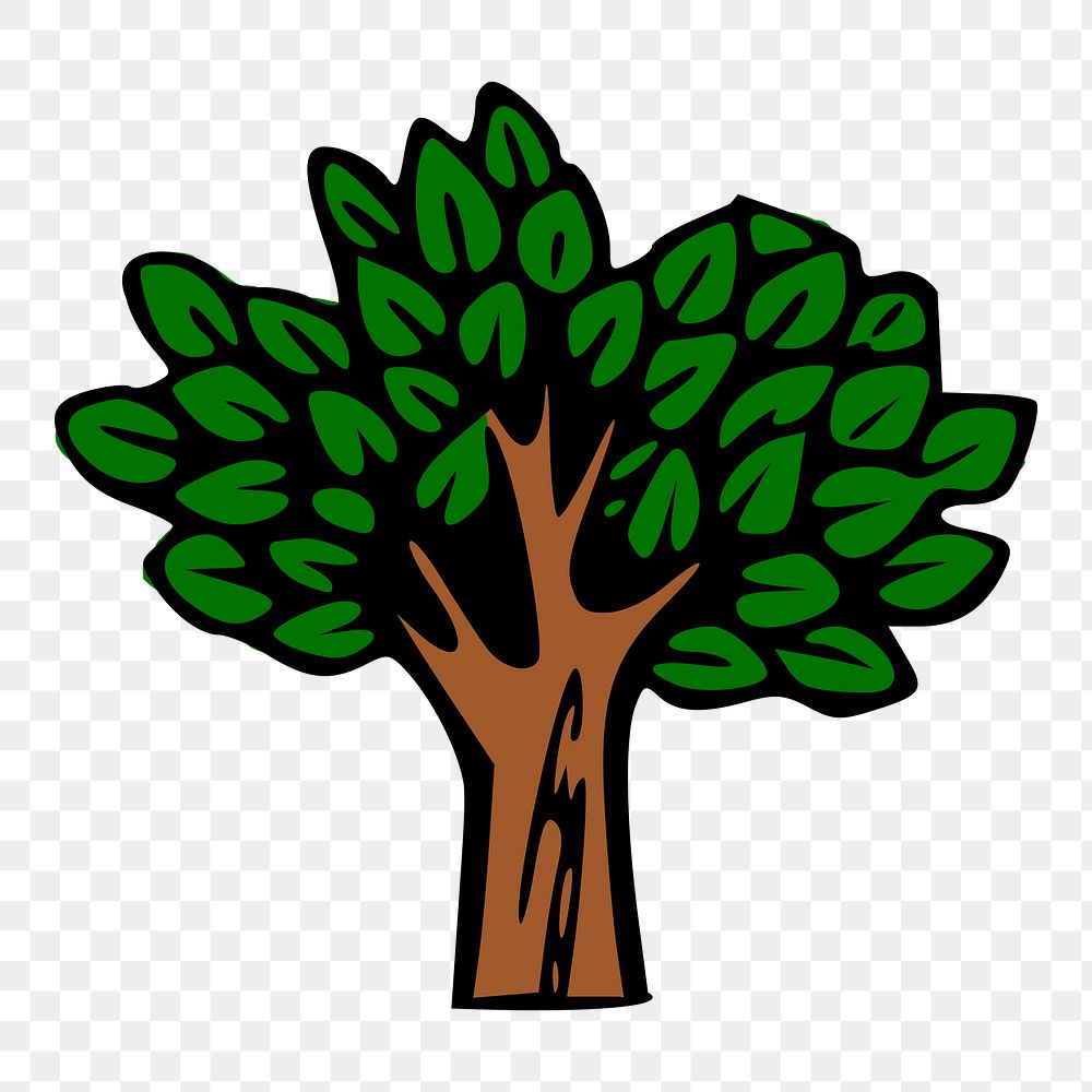 Tree png sticker, transparent background. Free public domain CC0 image.