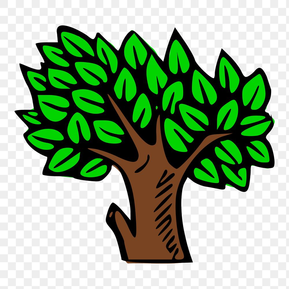 Tree png sticker, transparent background. Free public domain CC0 image.