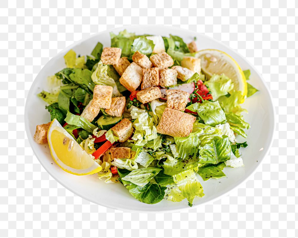 Salad png, tasty healthy food in transparent background