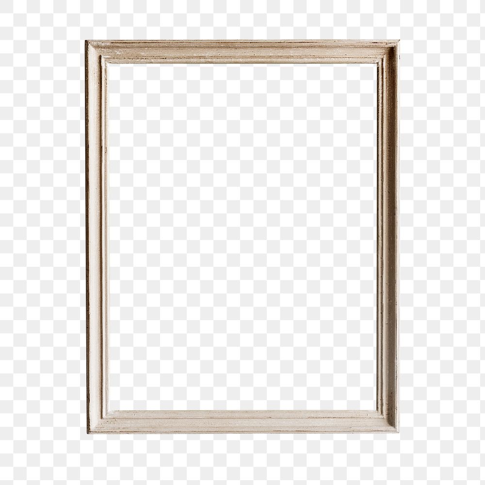 Png classic frame sticker, transparent background