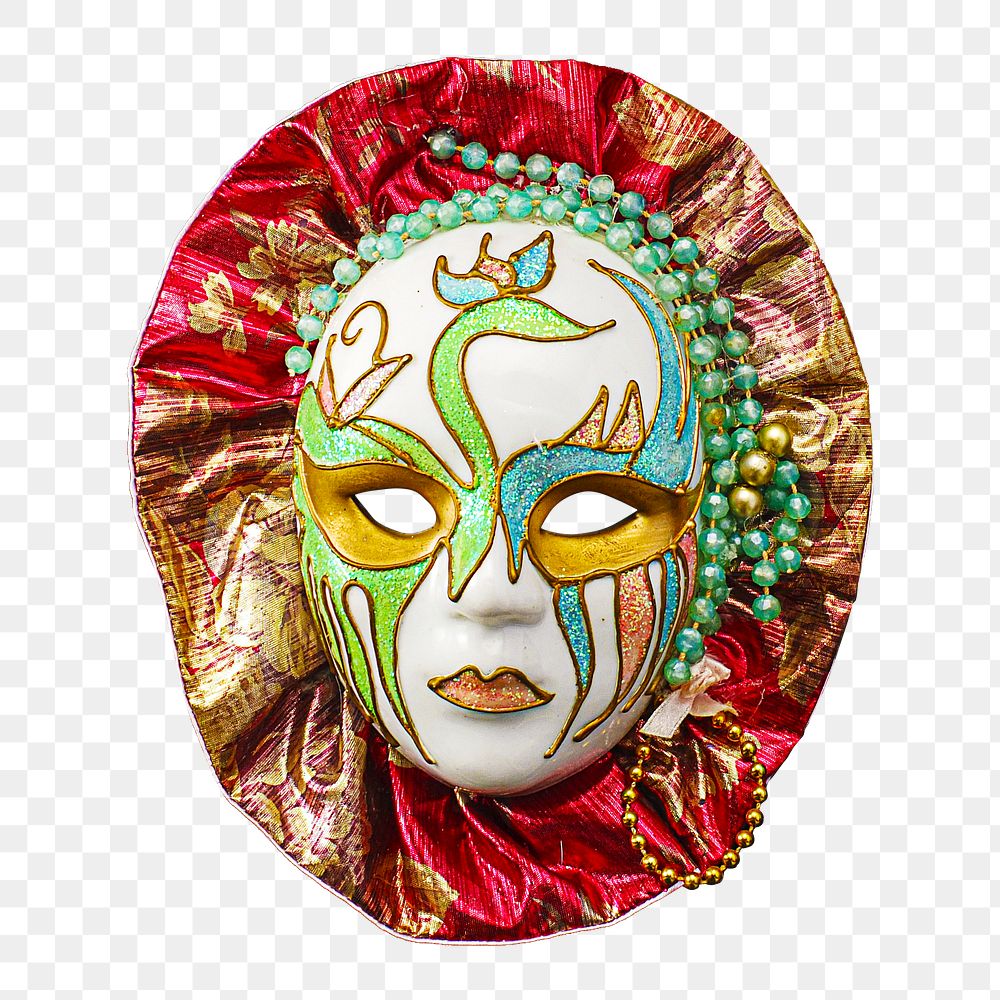 Costume mask png sticker, transparent background