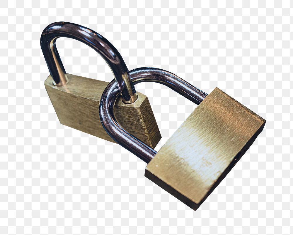 Key lock  png safety sticker, transparent background