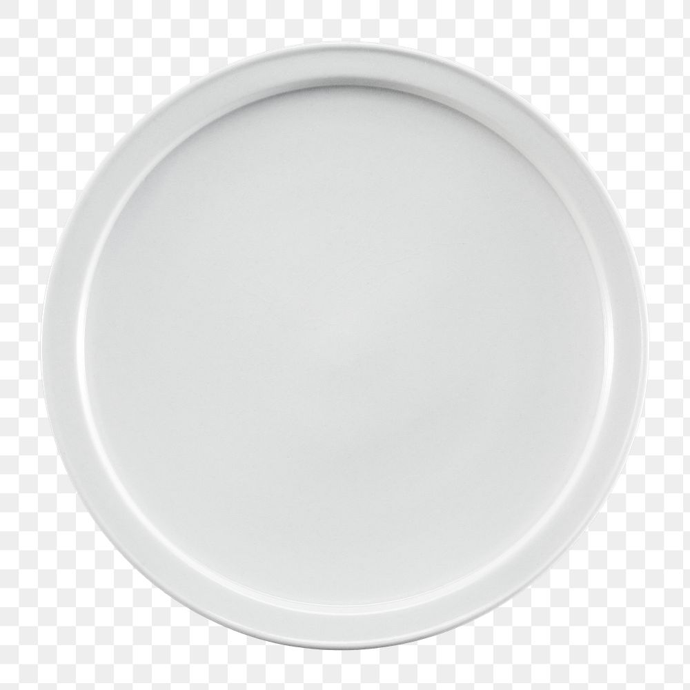 White dish png object sticker, transparent background.   Remastered by rawpixel