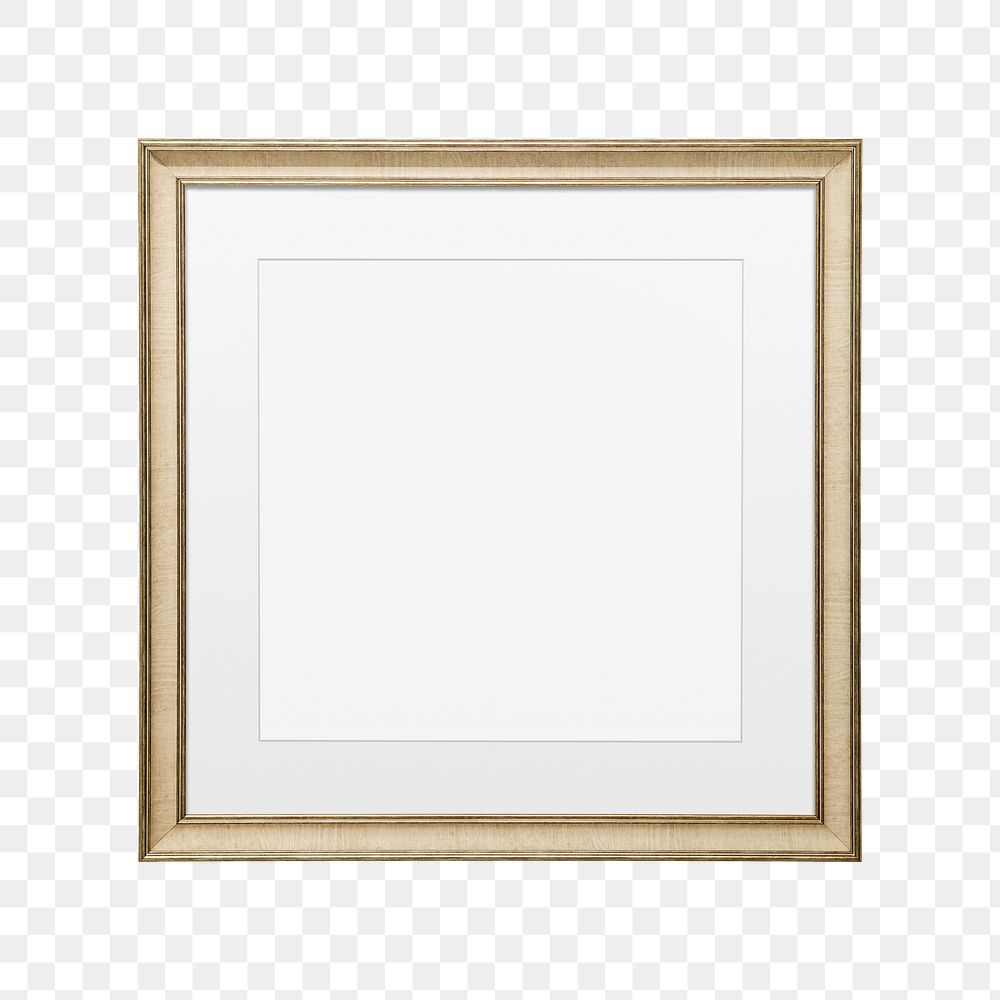 Luxury frame png sticker, transparent background
