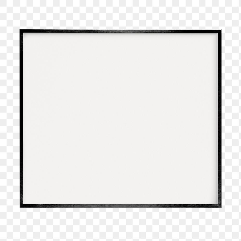 Square frame  png sticker, transparent background