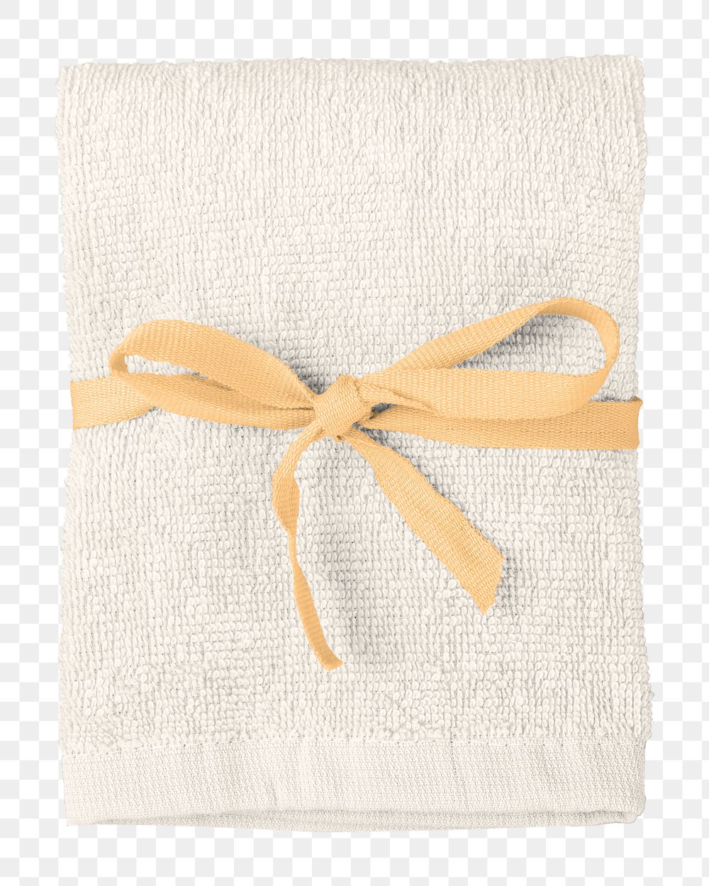 Cotton towel png sticker, transparent background