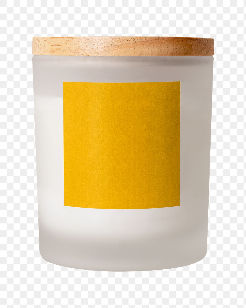 Aroma candle png sticker, transparent background