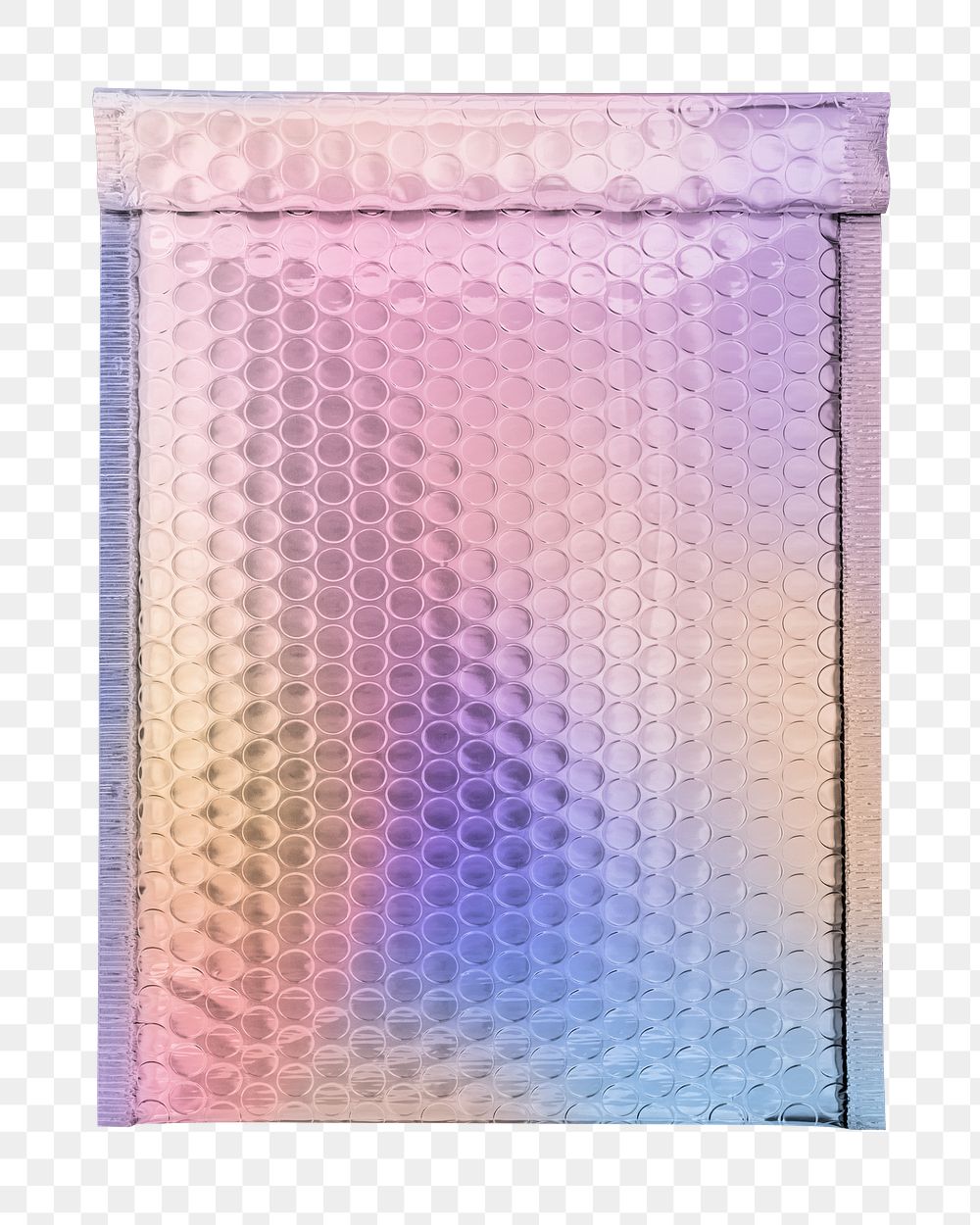 Bubble wrap bag png sticker, transparent background