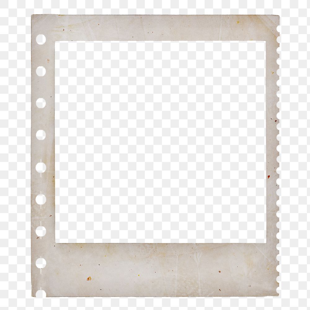 Note paper png frame, transparent background