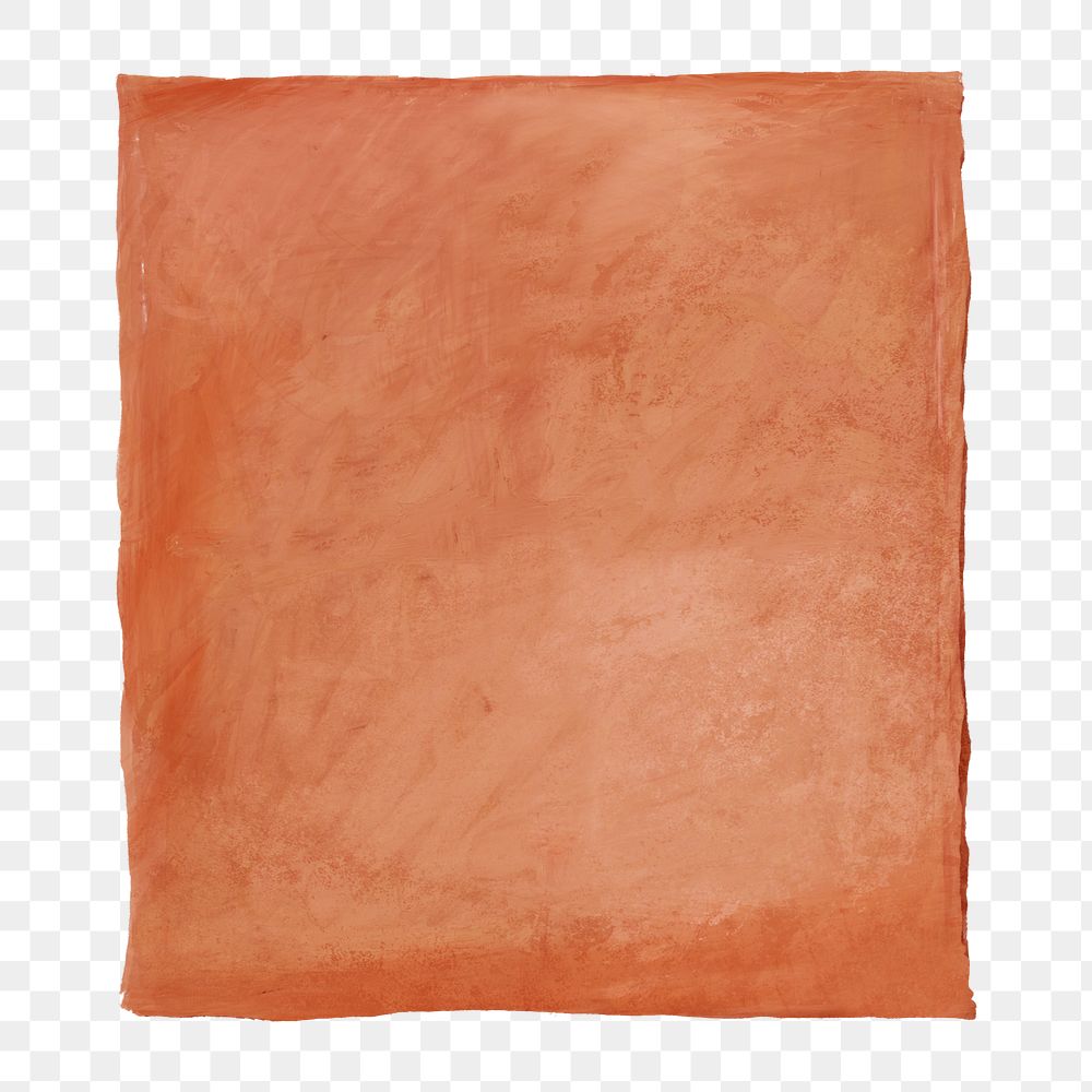 Orange paper png sticker, transparent background