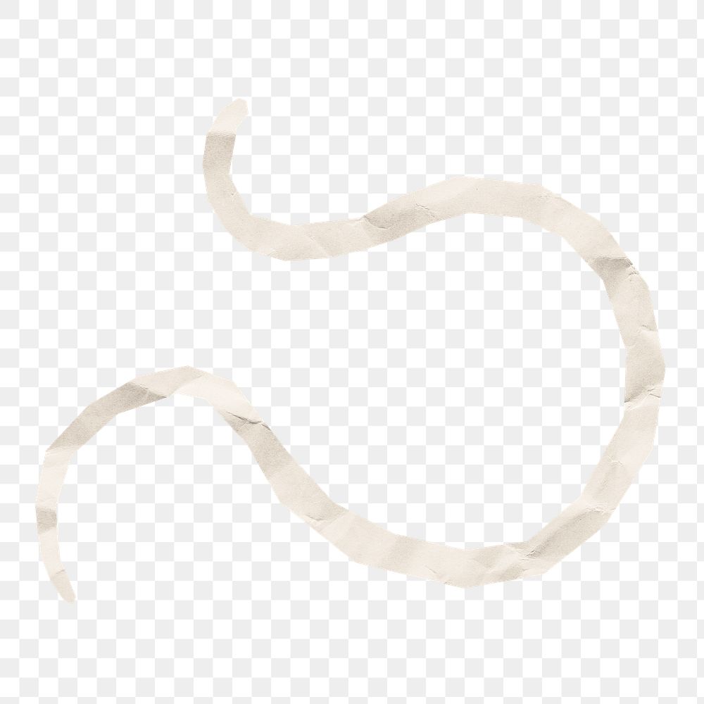 Wavy line png sticker, transparent background