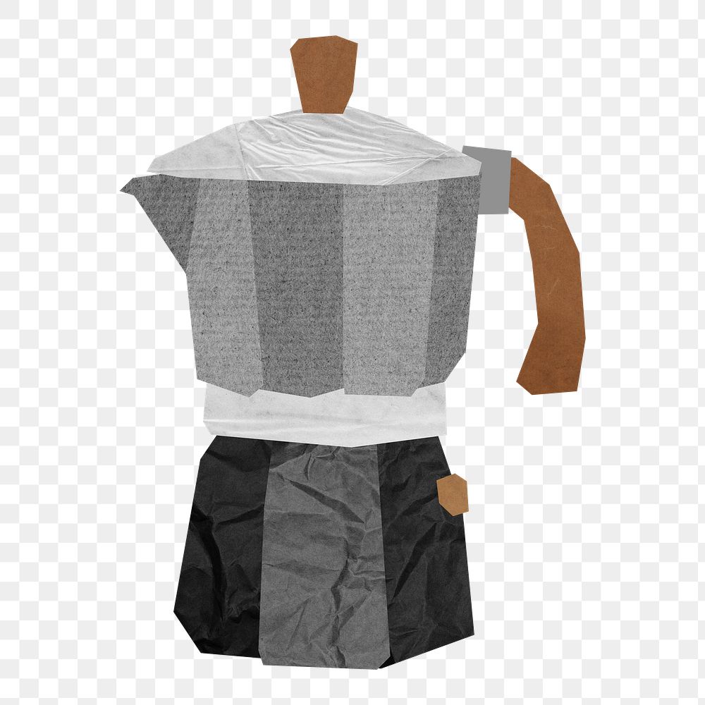 Coffee kettle png sticker, transparent background