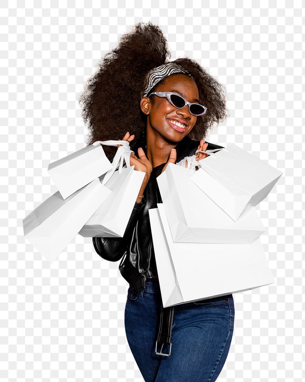 Shopping spree png sticker, transparent background