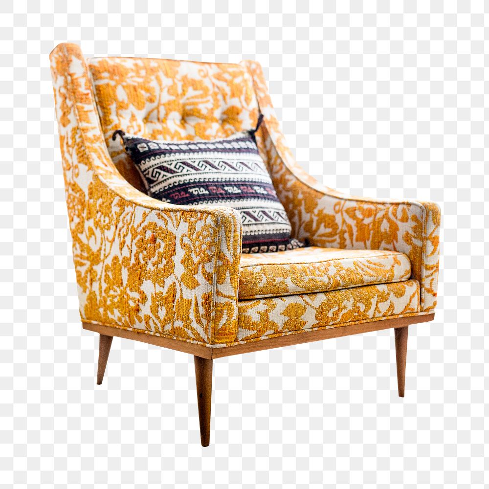 Armchair  png, transparent background