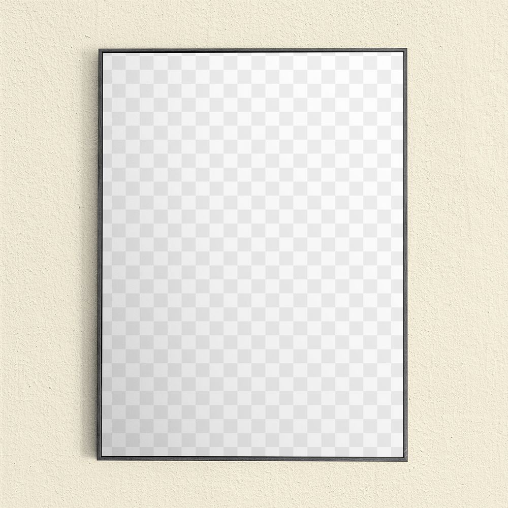 Picture frame  png mockup, transparent design