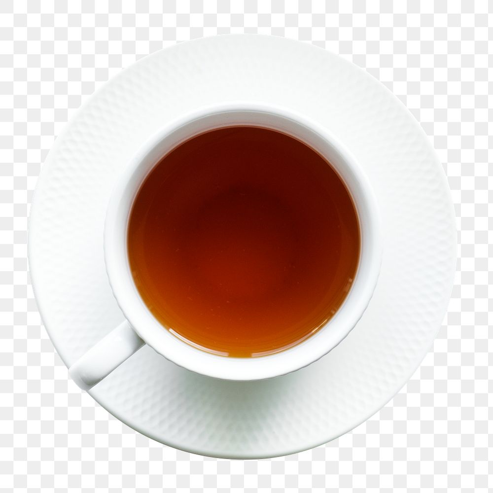 Tea cup png sticker, transparent background