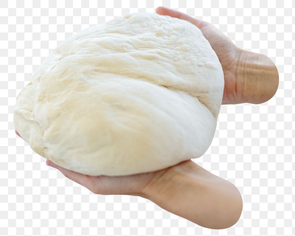 Homemade bread dough png sticker, transparent background