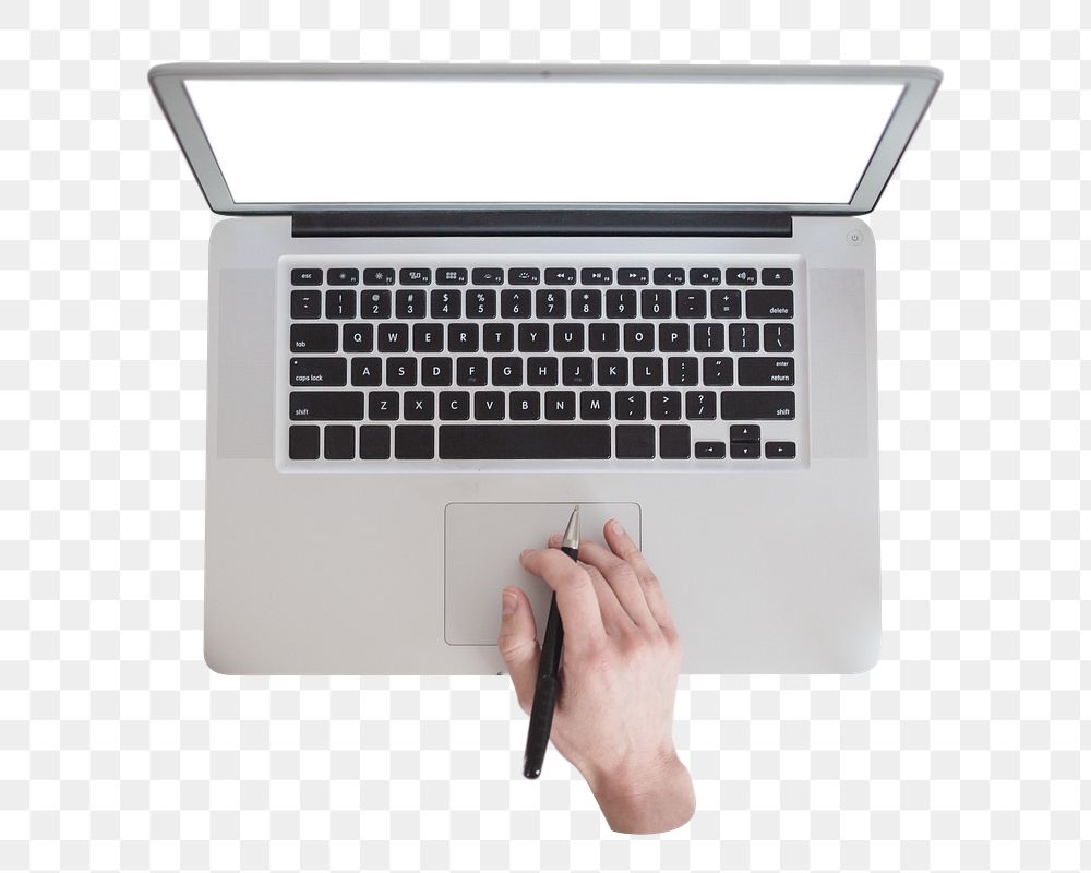 Laptop png sticker, transparent background