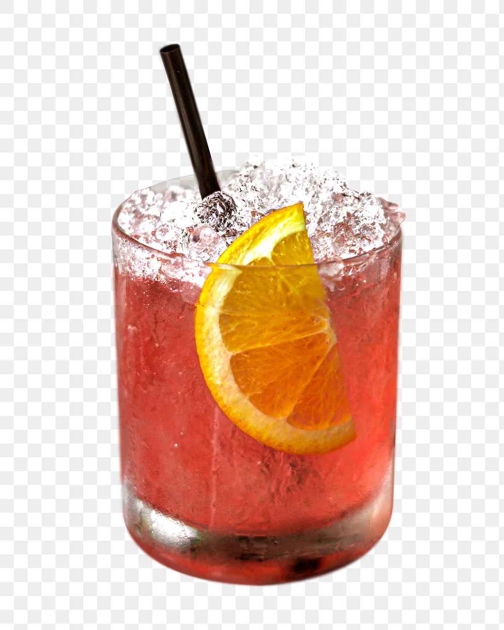 Summer cocktail png drink sticker, transparent background