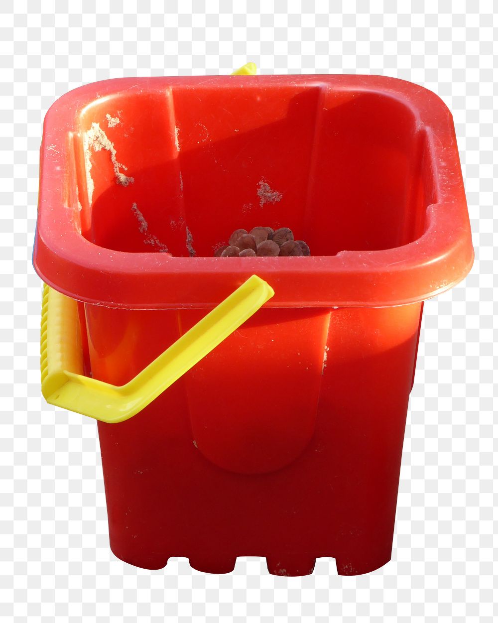 Sand bucket png sticker, transparent background