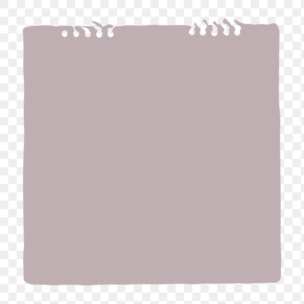 Cute notepad png sticker, transparent background