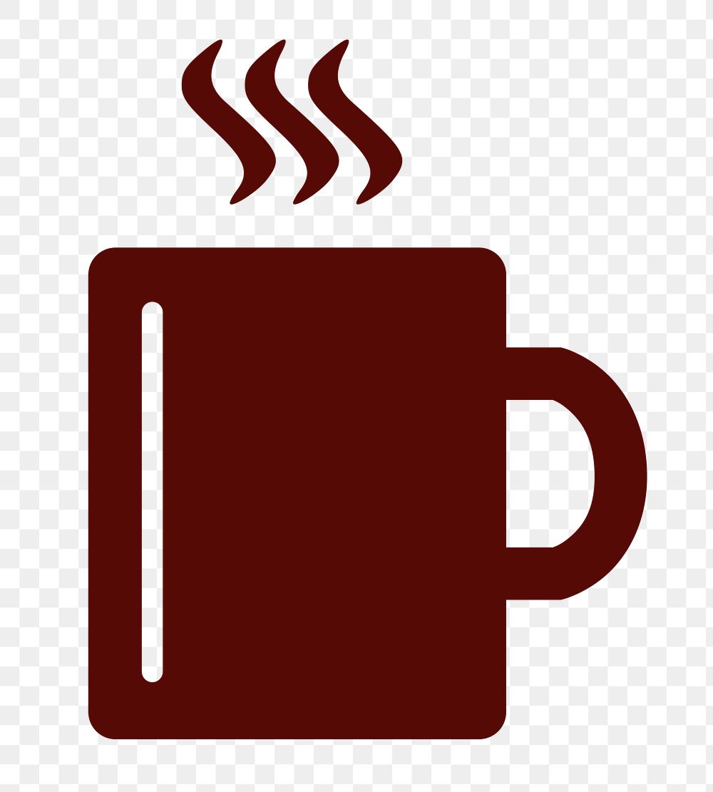 Hot coffee png sticker, transparent background. Free public domain CC0 image.