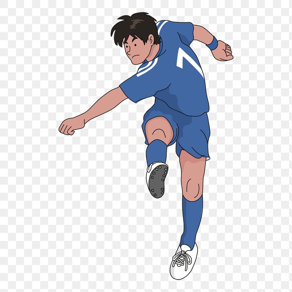 Soccer  png clipart illustration, transparent background. Free public domain CC0 image.