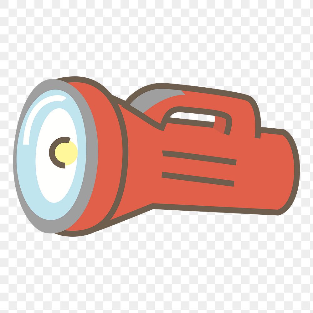 Torch png sticker, transparent background. Free public domain CC0 image.