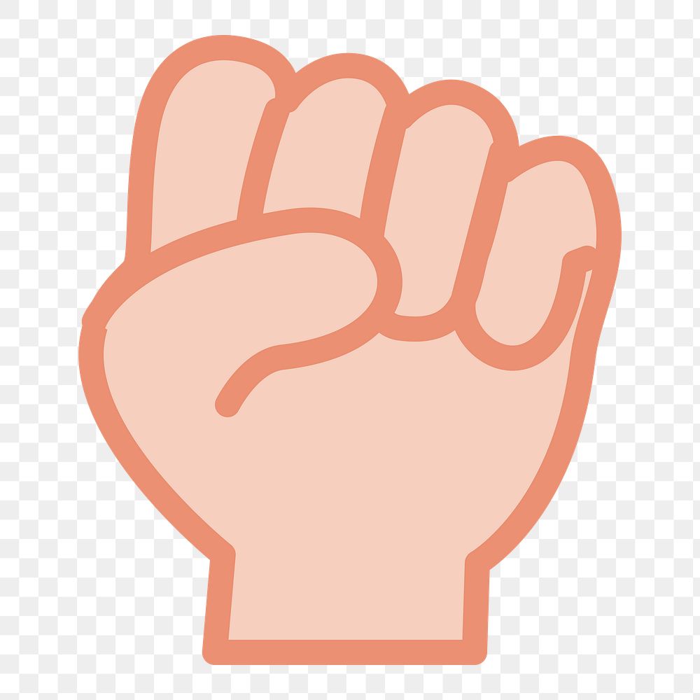 Hand sign png sticker, transparent background. Free public domain CC0 image.