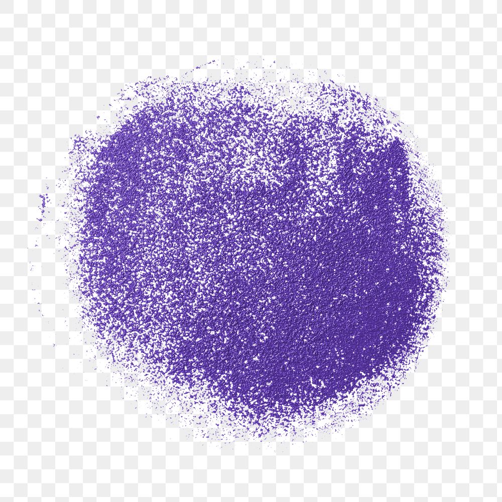 Png purple sponge dabbing sticker, transparent background