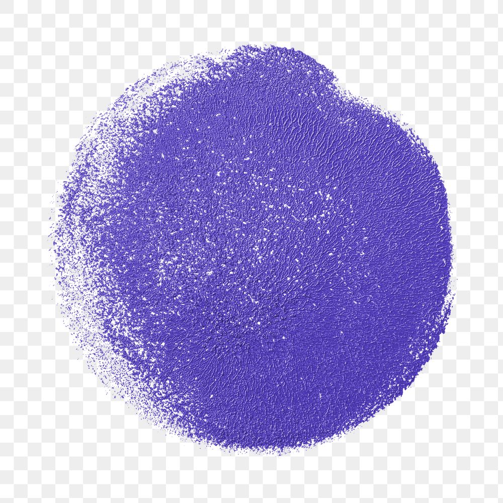 Purple circle png sticker, transparent background