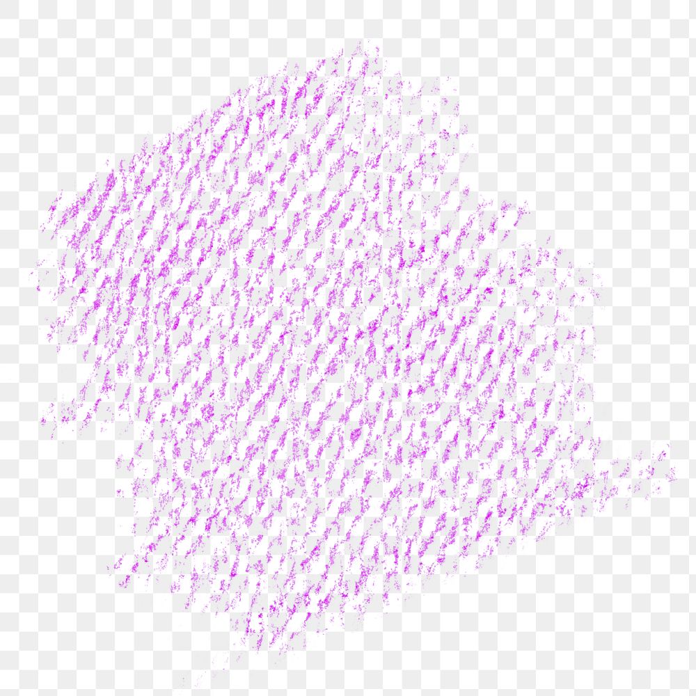 Png pink crayon texture sticker, transparent background