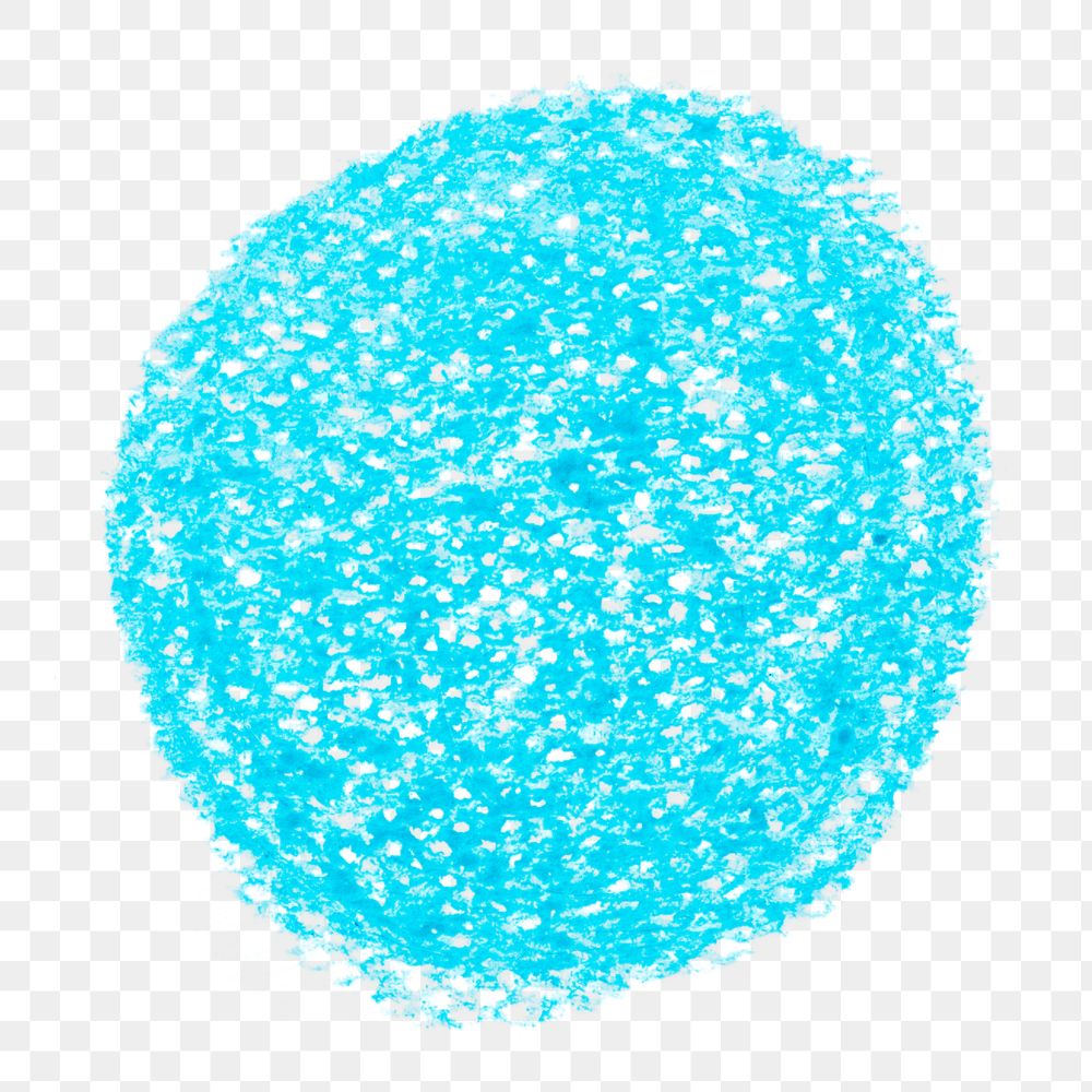 Blue circle png sticker, transparent background
