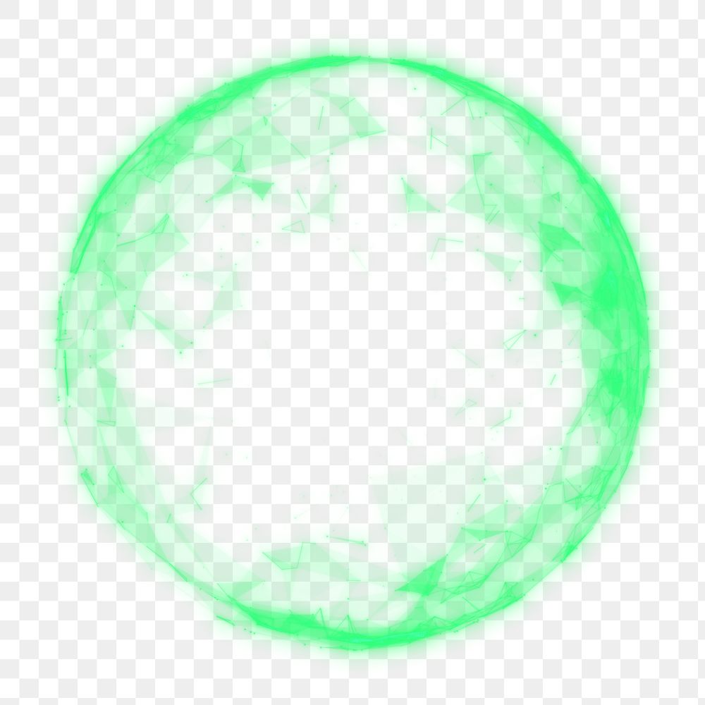 Metaverse sphere png element, transparent background