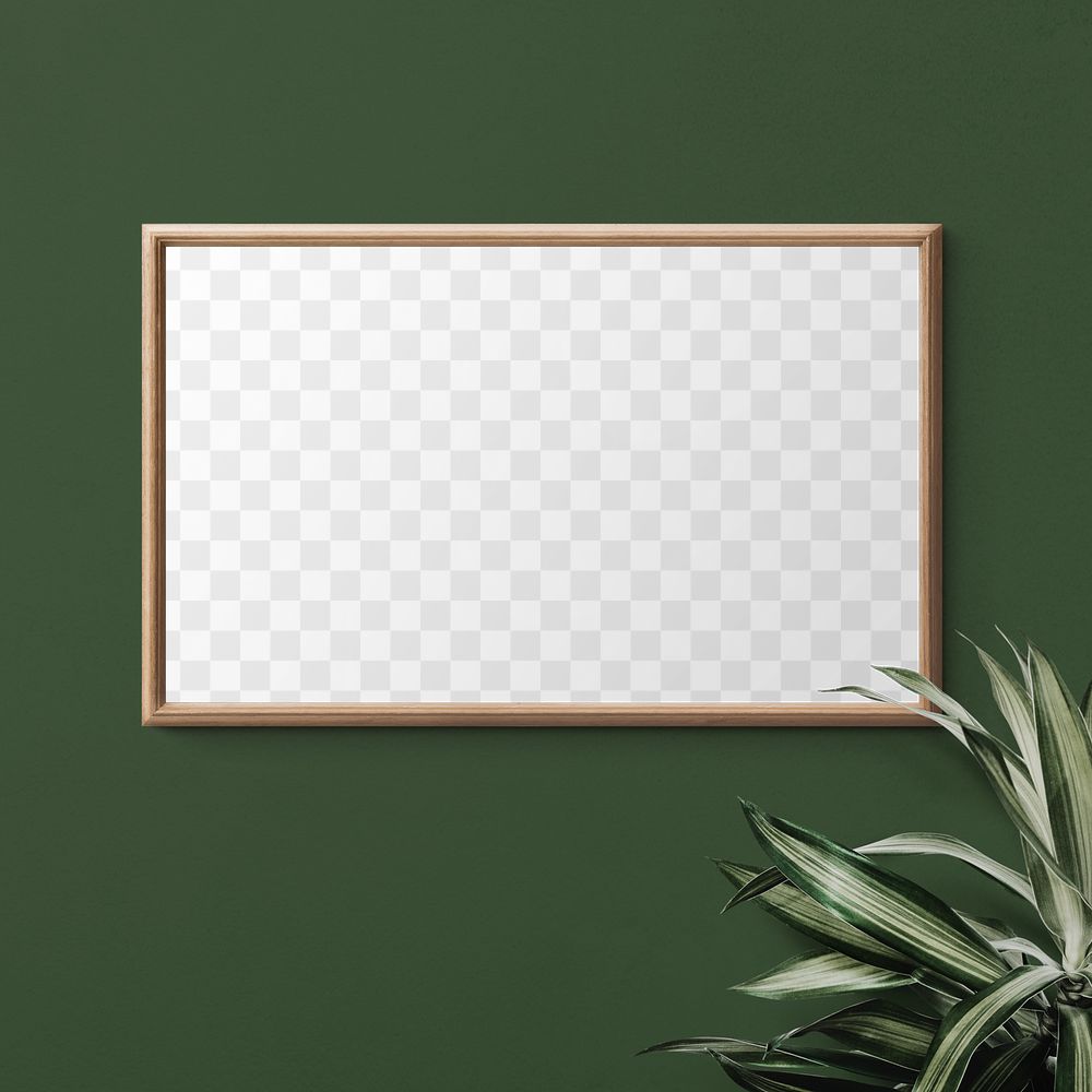 Photo frame png transparent mockup, wall decoration