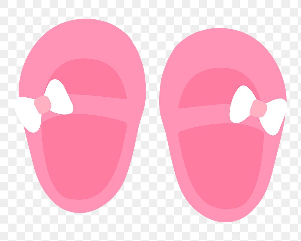 Cute baby shoes png sticker, transparent background
