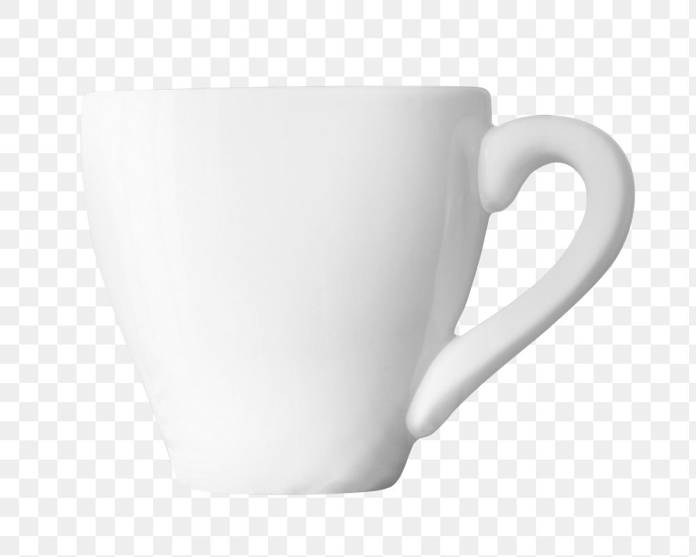 White mug png transparent background