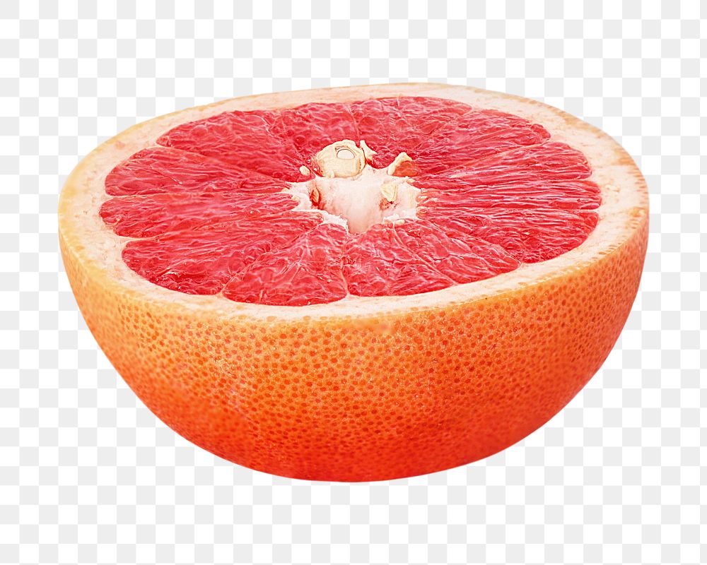 Grapefruit png collage element, transparent background