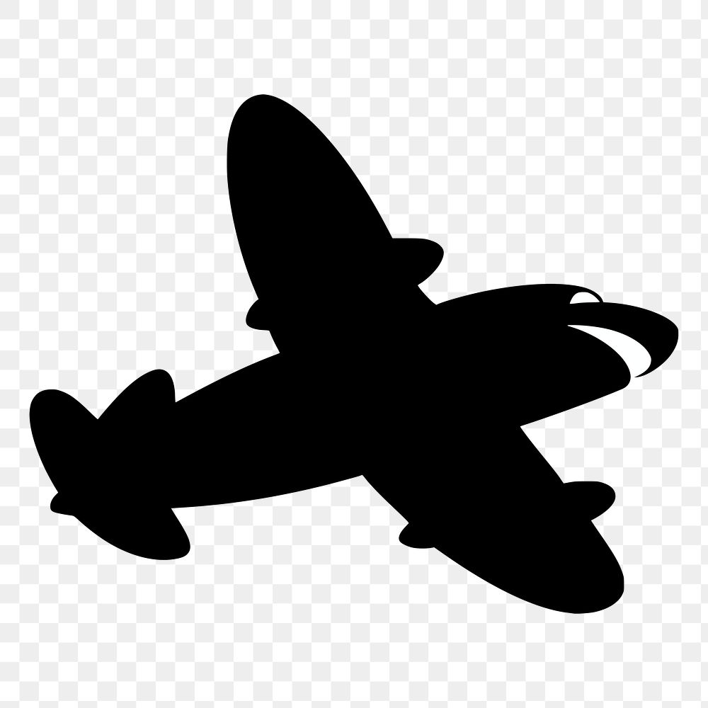 Plane png sticker, transparent background. Free public domain CC0 image.