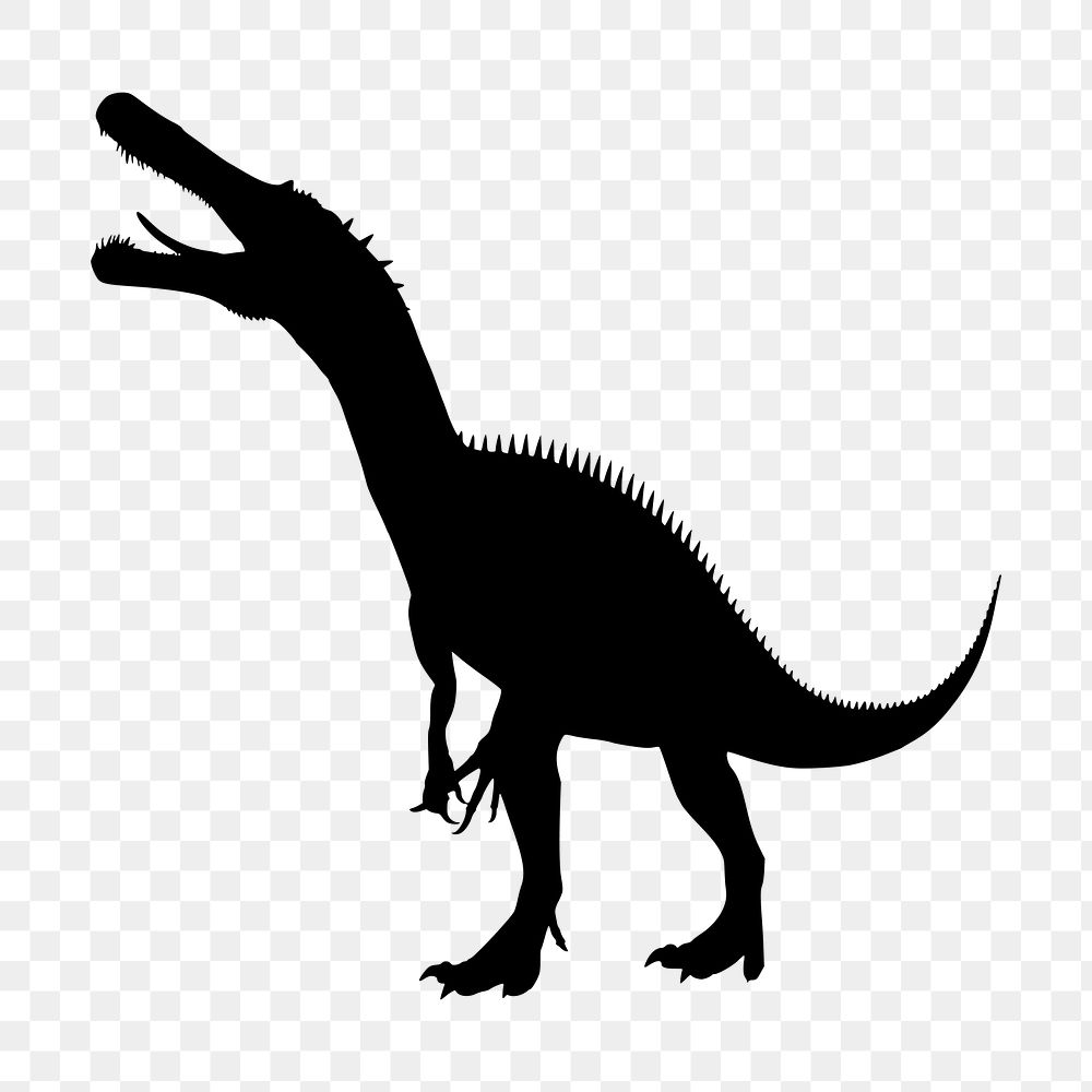 Dinosaur png illustration, transparent background. 