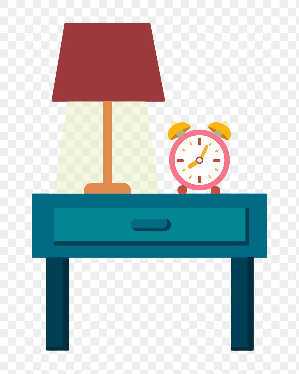 Png side table clipart, transparent background. Free public domain CC0 image.