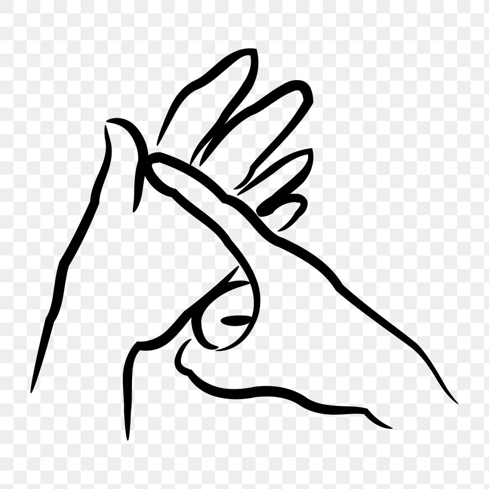 Hand Gesture Png Sticker Sign Free Png Rawpixel