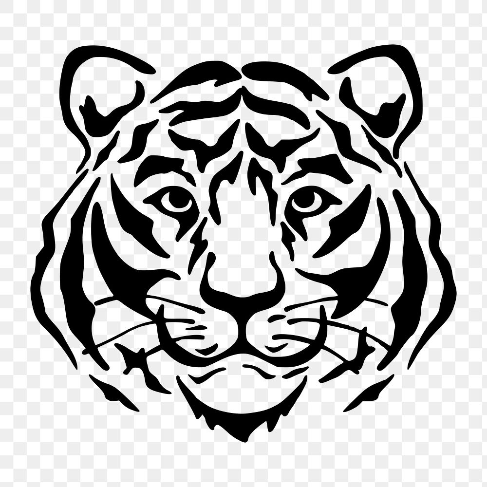 Png tiger clipart, transparent background. | Free PNG - rawpixel