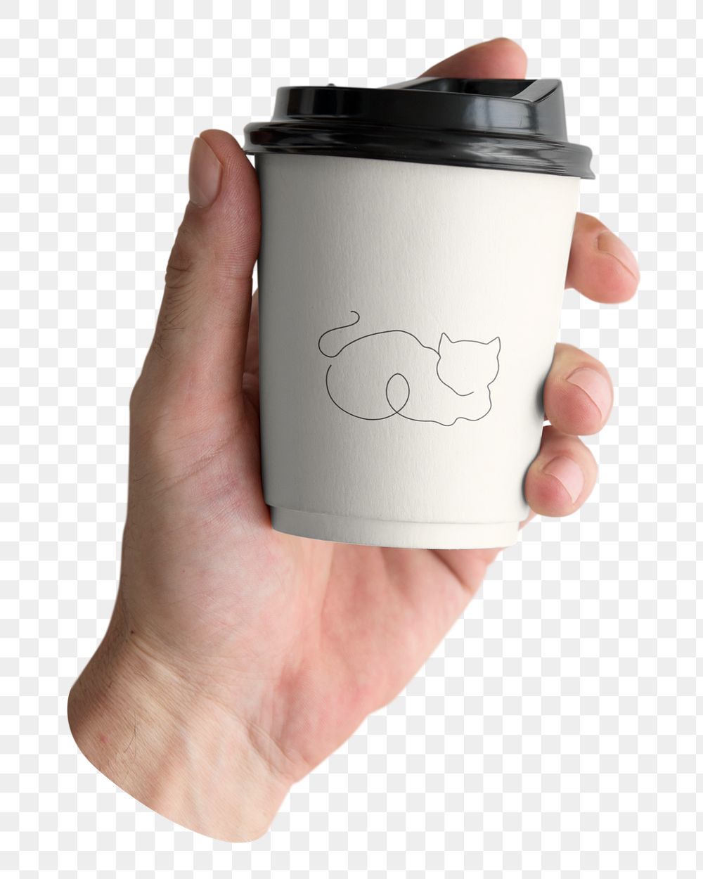Coffee cup png eco-friendly product, transparent background