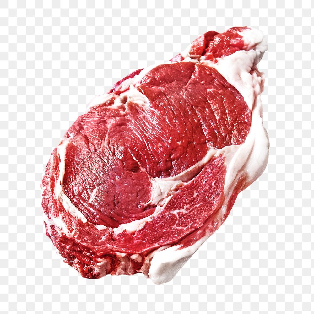 Beef steak png, food element, transparent background