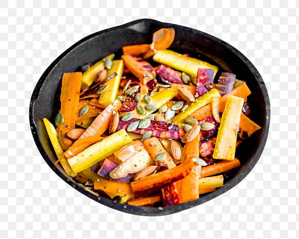 Mixed carrots png, healthy food, transparent background